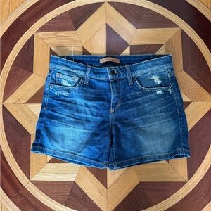 Joe's Jeans Collector’s Edition Distressed Blue Jean Shorts Size 28